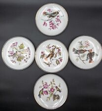 Lipper Mann Royal Halsey Very Fine China Hanging Bird Plates (Set of 5) picture