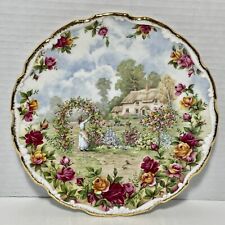 Royal Albert A Celebration Of The Old Country Roses Garden Collector Plate 1986 picture