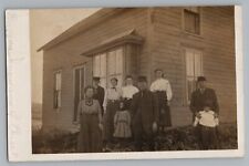 Brandt South Dakota SD B.O. Peterson Family Real Photo Postcard RPPC 1910 picture