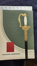 ORIGINAL PERIOD EICKHORN CATALOG DAGGER SWORD BAYONET GERMAN SOLINGEN picture