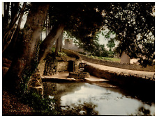 England. Upwey. The Wishing Well. Vintage Photochrome by P.Z, Photochrome Zurich picture