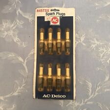 Vintage 8 Pk AC Delco Spark Plugs New(old) R45TSX picture