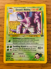 Giovanni's Nidoking (7/132) Holo Gym Challenge Pokemon Card FREE P&P picture