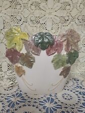 Artison Pottery Grape Leaf Motif Vase A BEAUTY picture