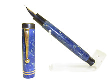 RARE 1920´s OSMIA SUPRA 226 Lapis Lazuli Fountain Pen Flexy 14K B  F-BBB picture