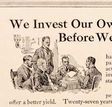 1916 William R. Compton Co. Municipal Bonds Antique Print picture