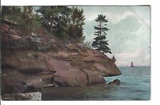 1910 Antique Color Postcard Houghton Point near Washburn, WI #296 picture