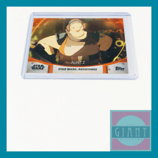 2020 Topps Women of Star Wars Orange Parallel Aunt Z Single Animated Series picture