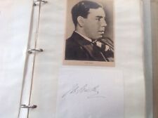 J. B. Priestley Vintage Card Signed / Autographed Author picture