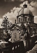 1940s Vintage PRAGUE St. Francis Church Monastery Dome By PLICKY Photo Art 12X16 picture