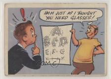 1957 Topps Goofy Series Postcards Hm-m just as I thought you need glasses qp4 picture