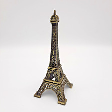 Metal Eiffel Tower Statue Souvenir Paris France Icon Decor 5 inches Bronze Black picture