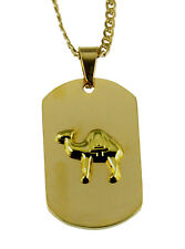 4031799 Prince Hall Camel Dog Tag Pendant Necklace Masonic Egypt AEAONMS picture