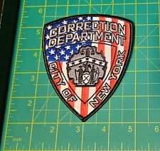 NEW YORK CITY CORRECTION American Flag Patch picture