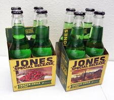 8 Jones Soda SOLD OUT Special Release HATCH CHILI & LIME 12oz Sodas, 2 x 4-Packs picture
