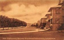 PALO ALTO, California CA  FRATERNITY HOUSES~STANFORD UNIVERSITY c1910's Postcard picture