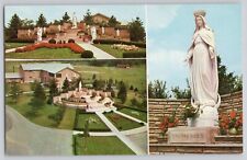 Shrine Of Our Lady Of Belmont Postcard Dayton Ohio Smithville Road Triple View picture