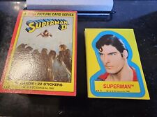 1980 Topps Superman II Complete 88 Card Set #1-88 & Sticker Set (1-22) picture