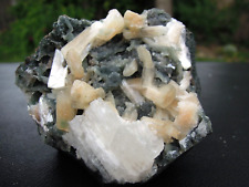 181g Natural Stilbite and Calcite Mineral Specimen - India picture