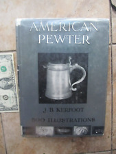 Rare 1924 Antique American Pewter Reference Book, Kerfoot, Makers & Marks, Gift picture