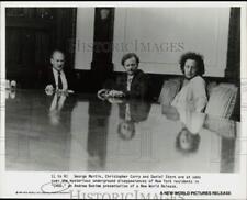 1984 Press Photo George Martin, Christopher Curry and Daniel Stern in 