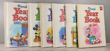 Vintage Disney's Year Book Hardcover Memorabilia 1985-1990 6 Books Total picture