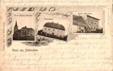 VTG Postcard- . GRUSS AUS NIEDERSLEINE. Posted 1911 picture