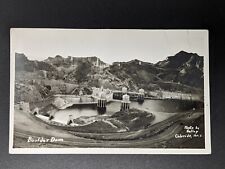 RPPC Boulder (Hoover) Dam Postcard Cloride AZ NV Hydroelectric Engineering  picture
