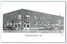 c1920's Womack Hotel Home When Your Away View Fredericktown Missouri MO Postcard picture