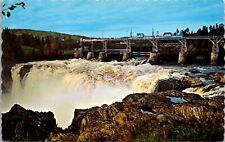 Postcard Canada New Brunswick Grand Falls Dam and Falls Unposted picture