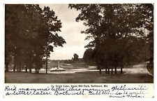 Vintage Postcard Druid Lake Hill Park, Baltimore, Maryland Undivided Back c1905 picture