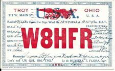 QSL  1934 Troy  OH   radio card    picture