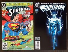2 SUPERMAN comic books #82 and #123 with GLOW IN THE DARK Cover 1997 picture