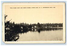 c1920's Twin Pines Camp Otter Lake NY Adirondack Mountains New York Postcard picture