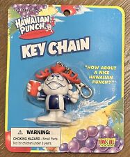 Hawaiian Punch Holding Red Cup Striped Shirt HP Guy Vintage Keychain “NEW” picture