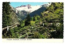 Treasure Mountain Colorado Rockies Postcard Colourpictures Plastichrome Unposted picture