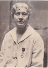 SCULPTOR ANNA VAUGHAN HYATT HUNTINGTON * Rare VINTAGE 1923 press photo ARTISTS picture