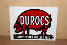 Durocs Pig Hog Feed & Seed Farm Porcelain Like 4