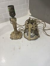 Antique Cast Metal Art Deco Boudoir Lamp For Parts Repair  picture