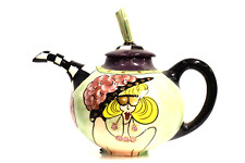 SWAK Vintage Teapot 2004 Character Signed Lynda Corneille - 42aB picture
