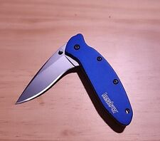 1620NB Kershaw Scallion Blue Pocket Knife 1620 Blem USA Made  picture
