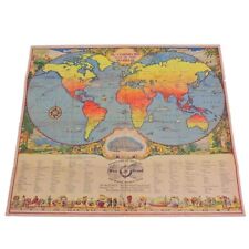 1930 McCormick’s Map of the World Bee Brand Spices Advertising 18” x 16” Vintage picture