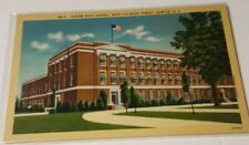 1930s linen postcard West Calhoun St  McLaurin Junior High School Sumter SC picture