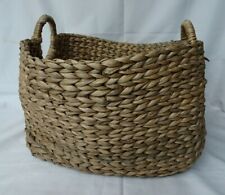 Vintage Handmade Woven Basket 22