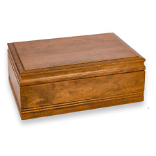 American Chest WoodTop Maple 75-Cigar Desktop Humidors - Walnut picture