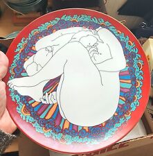 WEYMAN LEW Nude Collection Hand Painted Porcelain Plate Artist Signed 1978 NIB picture