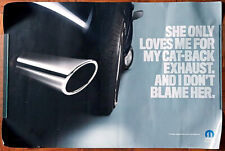 2017 Authentic MOPAR Performance Cat-Back Exhaust Poster 24x36 picture