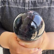 1.3LB Natural Fluorite Quartz Sphere Crystal Magic Ball Healing TQS9041 picture