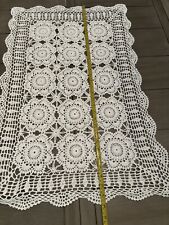 Large Lot of Crochet Table Decor Doilies 4 Sizes, Matching Pattern 38 Pieces picture