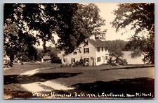 Warner Homestead 1749. New Milford, CT Lake Candlewood Real Photo Postcard. RPPC picture